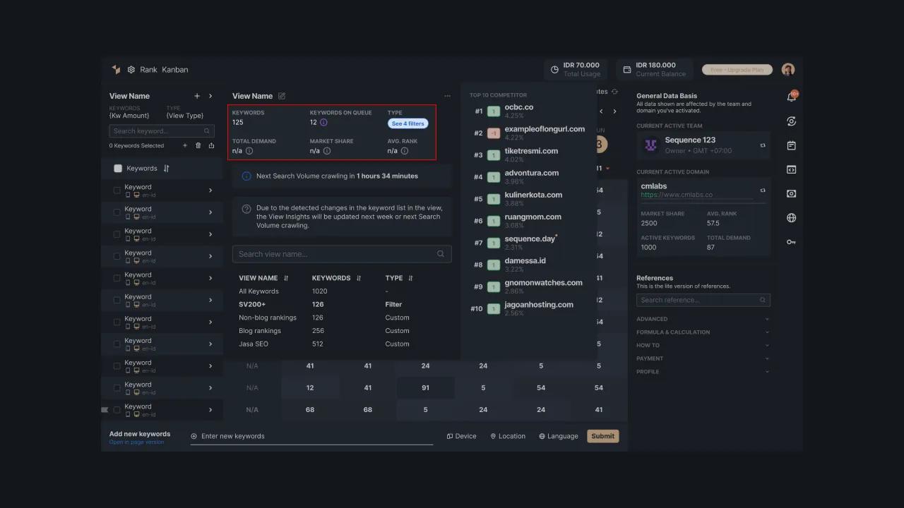 Picture 1 - View Insight in Sequence Stats.